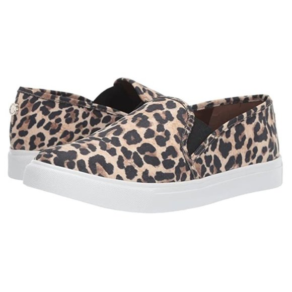 steve madden leopard print slip ons